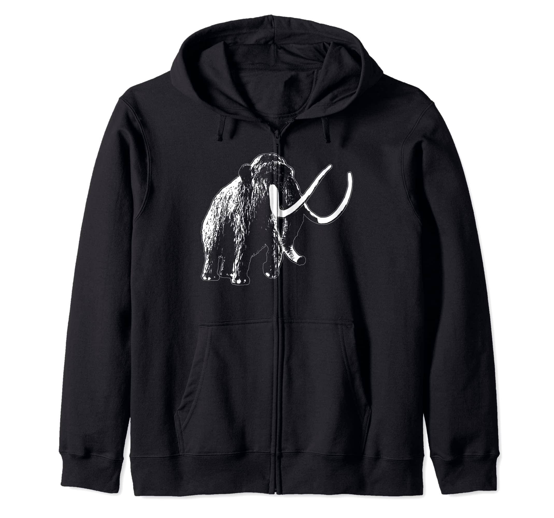 

Funny Mammut shirt gift for prehistoric fans. Zip hoodie