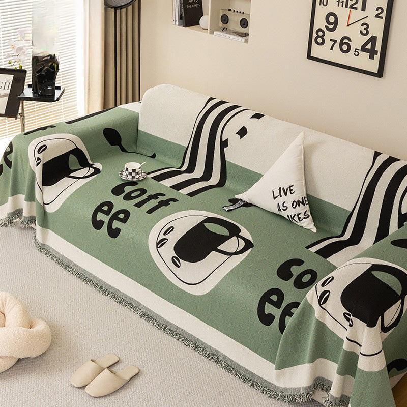 

Тканевое полотенце для дивана с рисунком кота, устойчивое к царапинам, универсальный универсальный противоскользящий чехол для дивана Four Seasons, универсальный пылезащитный чехол. 180-130cm