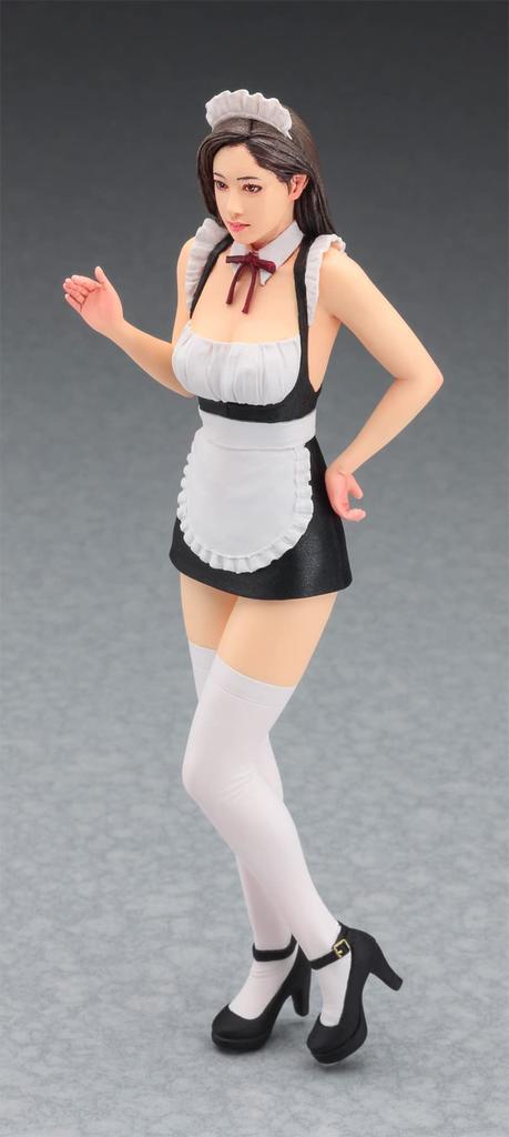 Hasegawa Real Figure Collection Maid Unpainted Resin Kit SP525 1/12 No.18