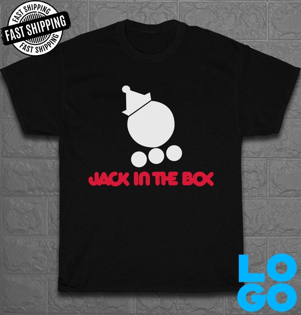 

New Jack in the Box 1970s Logo Men s Funny T-Shirt Made In USA Size S to 5XL 4XL