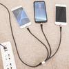 3 In 1 Micro USB Type-C 3/5A Phone Fast Charging Cable Cord