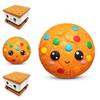 Entzückende Squishy Eiswaffel Pu Gefüllter Keks- und Waffel-Pizza-Simulationsspielzeug