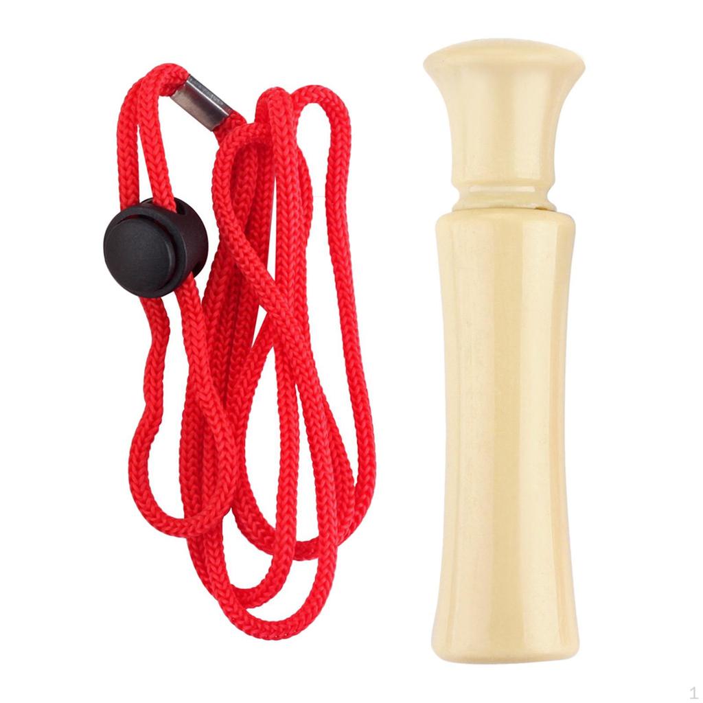 Duck Call Whistle with Rope Gear Decoy Accessories Outdoor Activities