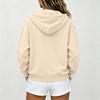 Women's Lightweight Zip-Up Hoodie Drop Shoulder Relaxed Fit for Spring and Fall