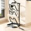 Multifunctional Pot Lid Rack Spoon Rest Stainless Steel Cutting Board Storage Rack Utensil Placement Rack Kitchen Accessories