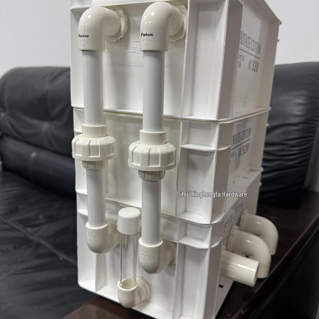 PVC Union Fish Tank Detachable Water Pipe Connector, 1-inch Quick Connect Turnover Box Fittings.