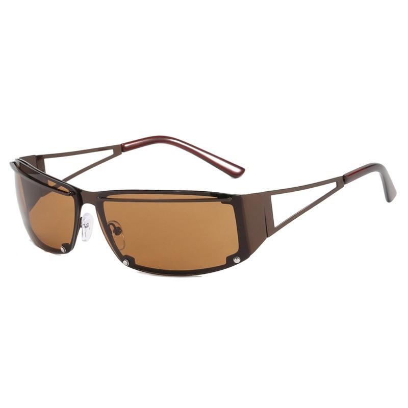 Y2k Sunglasses Women Fashion Brand Designer Gradient Goggle Sun Glasses Men Steam Punk Glasses Shades Eyewear Mirror Eyeglasses