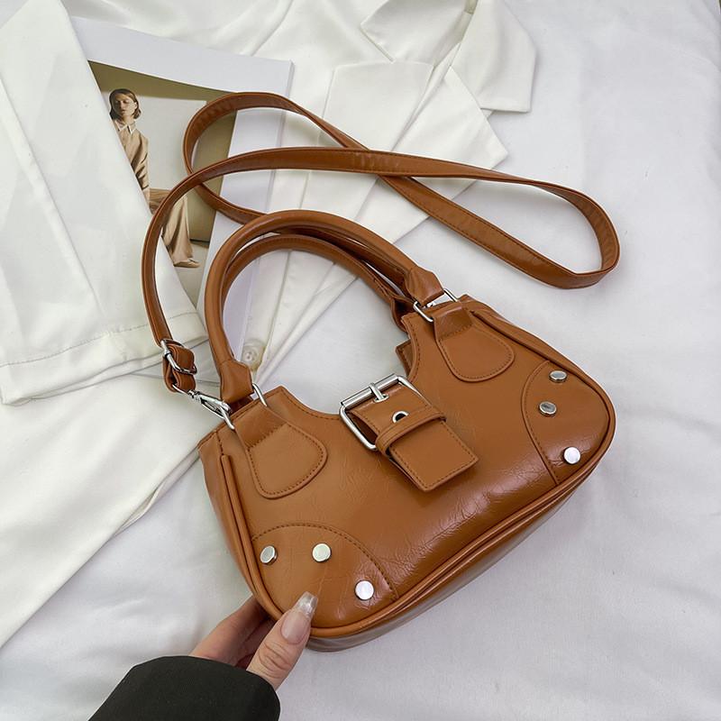 

Trendy 2024 Minimalist Women s Shoulder Bag Versatile Crossbody Handbag For Everyday Use коричневий
