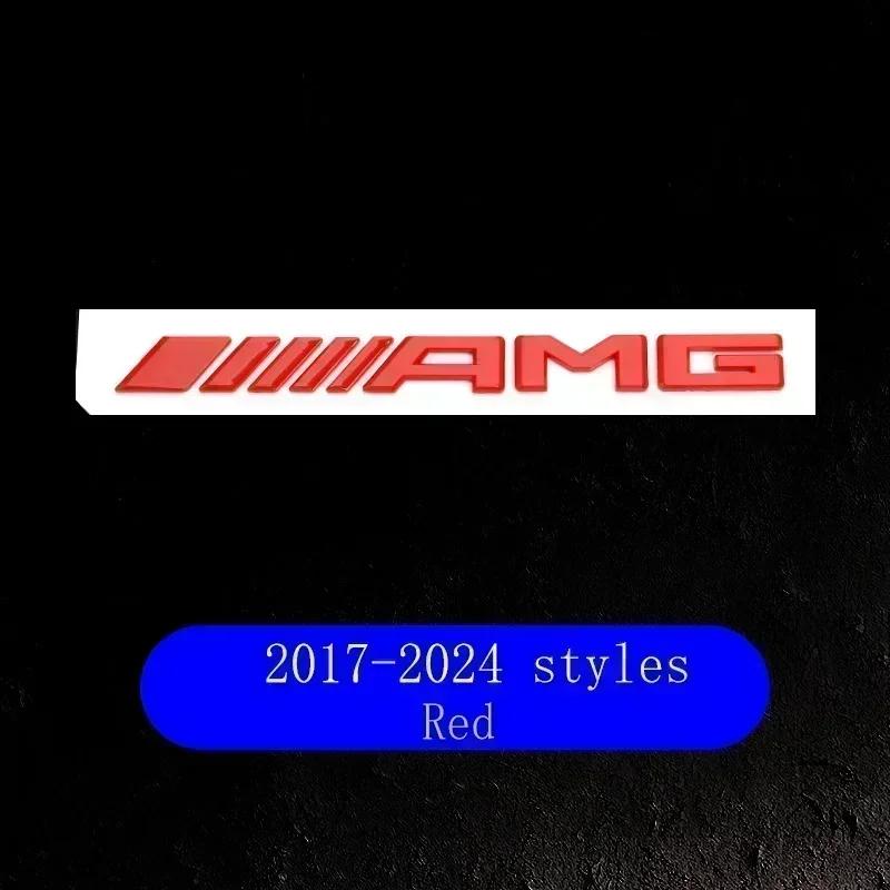 AMG Logo Auto Heck Kofferraum Auto Emblem Aufkleber Zubehör Für Mercedes Benz Brabus Smart Maybach W204 GLC CLA W205 W203 W206 W108