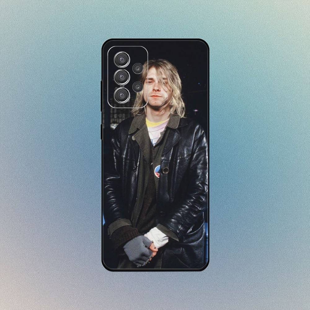 K-Kurt C-Cobain Rock Phone Case For Samsung S25,S24,S21,S22,S23,S30,Ultra,S20,Plus,Fe,Lite,Note,10,9,5G Black Cover