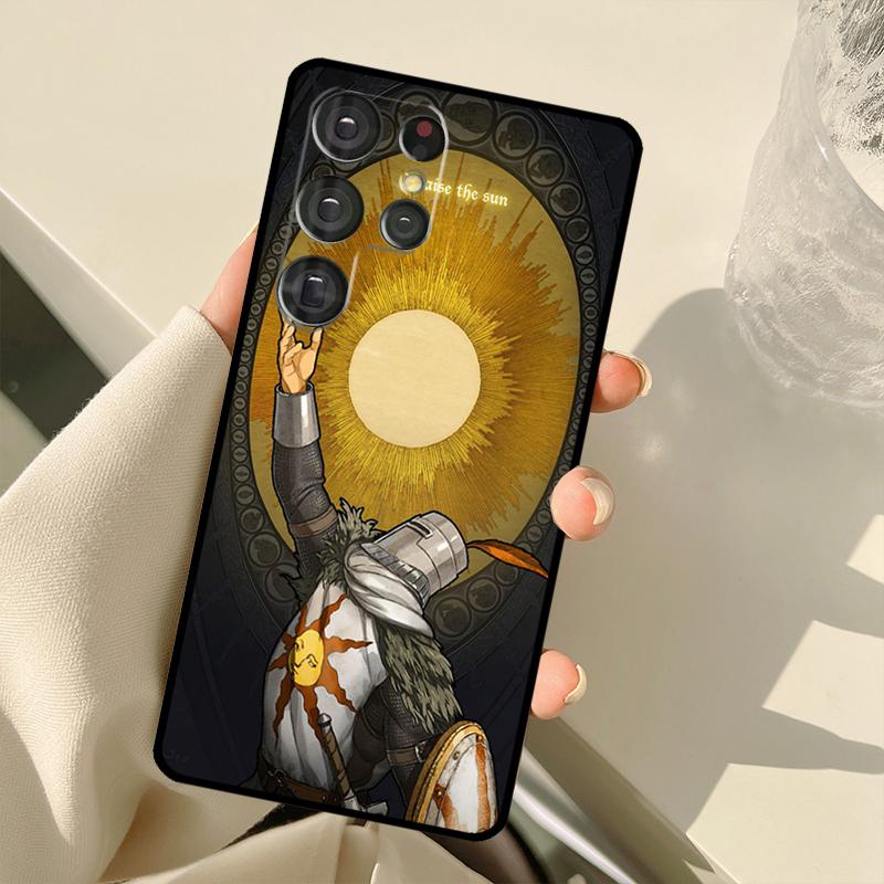 Praise the Sun Dark Souls For Samsung Galaxy S23 S22 Ultra S21 S20 FE S8 S9 S10 Note 10 Plus Note 20 Ultra Phone Case