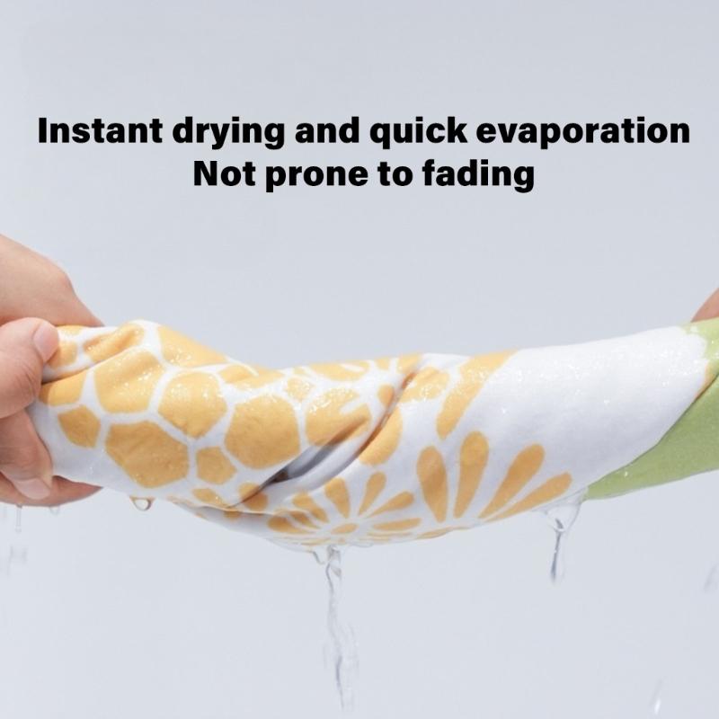 Sturdy Microfiber Sand Resistant Bath Towel Fast Absorbing Designs Travel Accessory