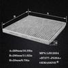 Car Pollen Cabin Air Conditioning Filter Includes Activated Carbon B7277-JN20A 27277-JA00A For Nissan Altima Murano Teana Quest