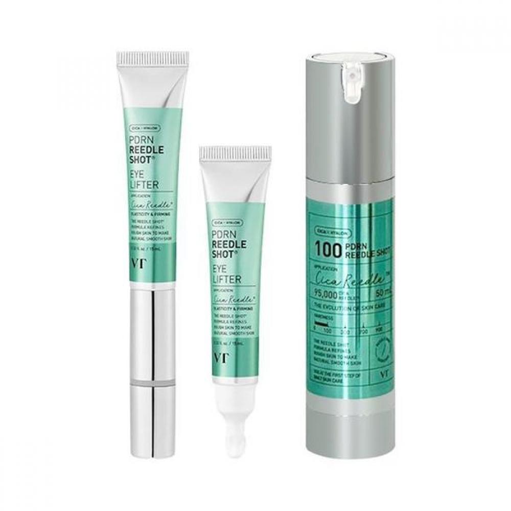 Vt Eye Lifter Eye Cream 15ml + Refill 15ml + Riddle Shot 100 Ampoule 50ml  S35332464 