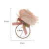 1-24PCS 2026 Pearl Rose Napkin Ring Creative Elegant Holder for Hotel Wedding Party Dining Table Decoration Accessories
