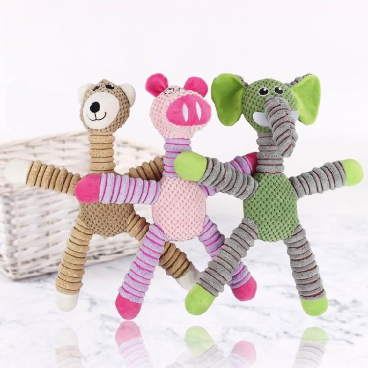 Dog Squeak Toy Soft Stuffed Plush Chew Toy for Small and Medium Puppies