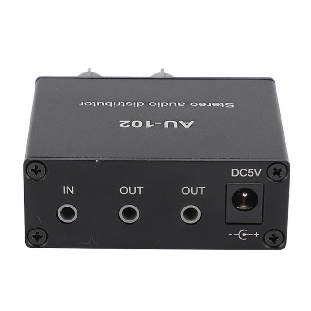3.5mm 2 Channel Sound Amplifier 1 Input 2 Output Sound Preamplifier  DIY Audio Equipment