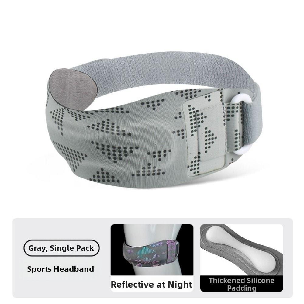 Reflective Knee Support Pad Shock-absorbing Knee Strap Sports Patella Brace Running Sport