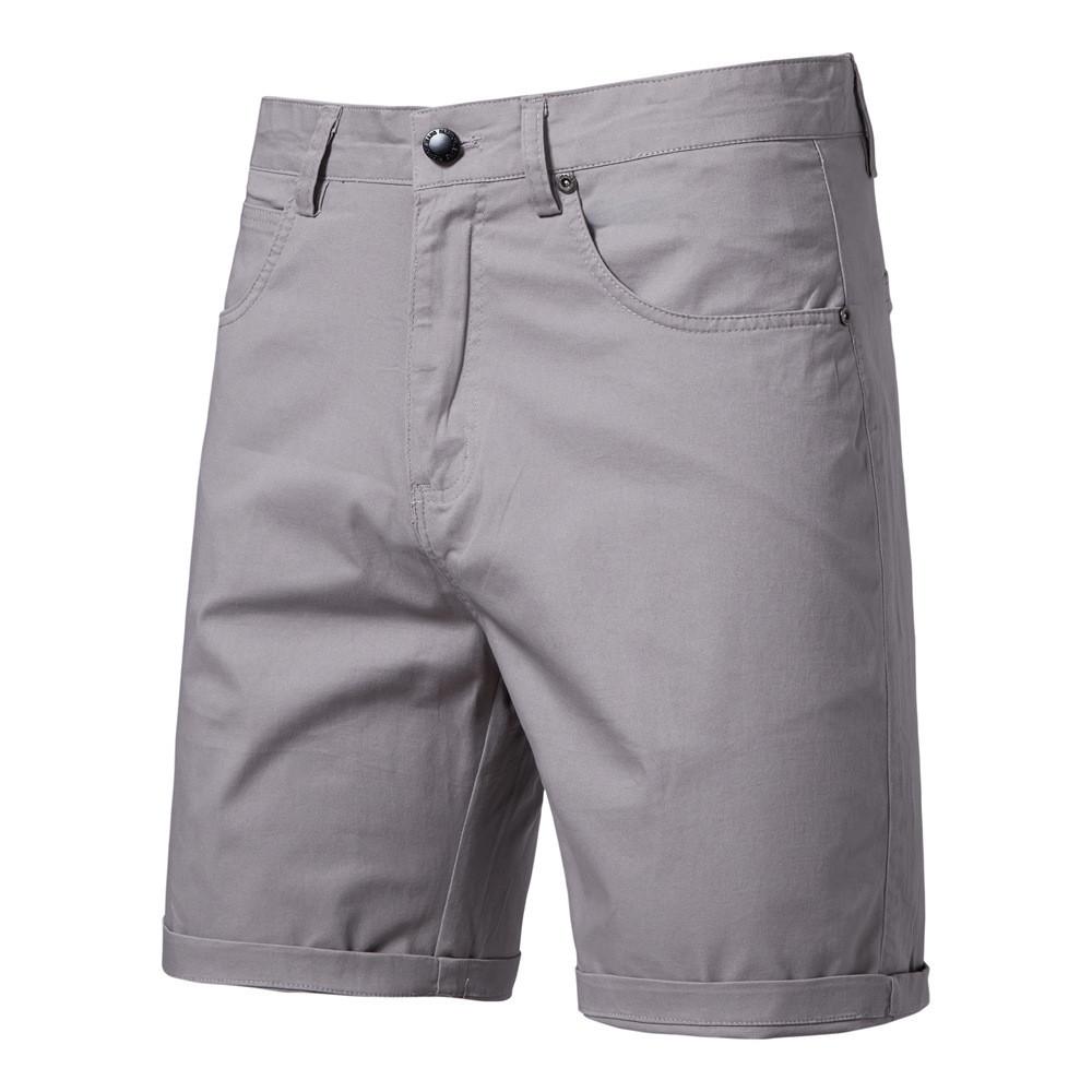 Cotton Casual Shorts For Men With Multiple Pockets Summer Slim Fit For Teenagers