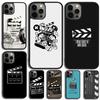 Film Movie Maker Clapper Board Phone Case Cover For iPhone 17 Air 15 Pro MAX 16 Plus 14 12 11 13 Coque
