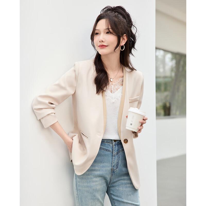 TERRE BLEUE Women's Casual Blazer Jacket
