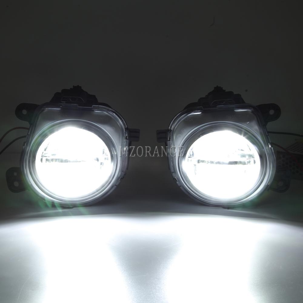 Front Bumper LED Fog Light DRL Driving Lamp for BMW X5 F15 F85 M X4 F26 X6 F16 M F86 2013-2016 Accessories Headlight Assembly