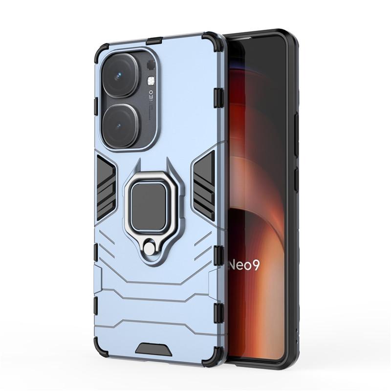 

For ViVo iQOO Neo9 Case ViVo IQOO Neo9 Pro Cover Ring Holder Armor Bumper Protective Phone Cases For ViVO iQOO Neo 9 8 Pro Funda For IQOO Neo9 Pro