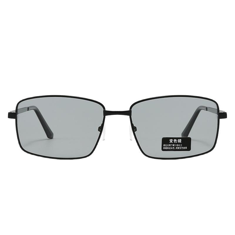 Latest Square Sunglasses Fashionableable Glasses High-Definition Driving for Men High-End Eyeglasses Men Color Changing Eyeglasses