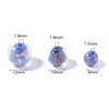 10pcs 8/10/12mm Lampwork Beads Colorful Golden Sand Glass Round Loose Beads For Jewelry Making DIY Bracelet Earrings Accessories