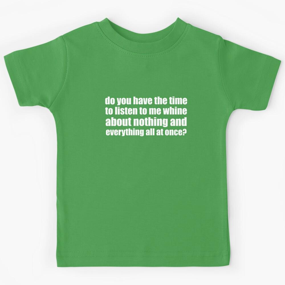 Opening Lyric - Basket Case Kids T-Shirt 160