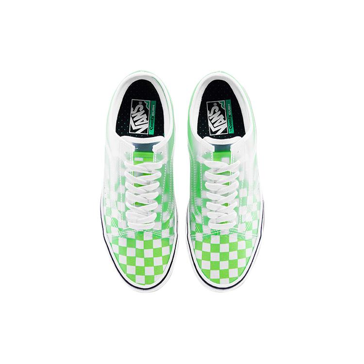 Vans ComfyCush Slip Skool Checkerboard Green Gecko VN0A4P3EWYH