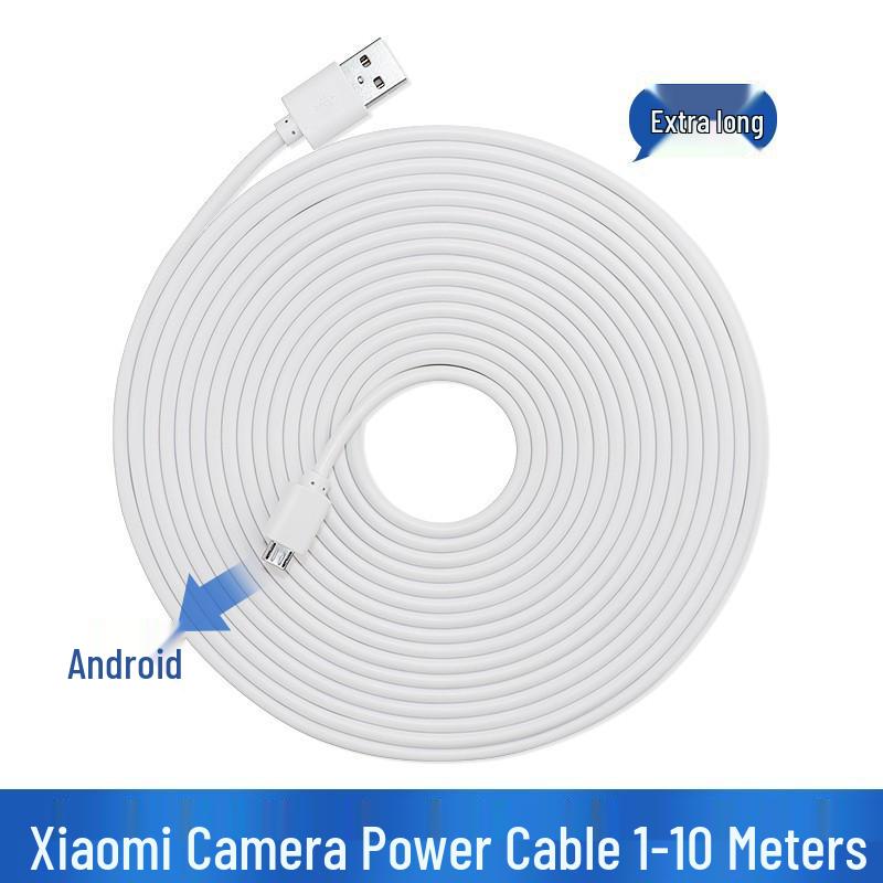 KeBaolong 4-Core Micro USB Data & Power Extension Cable for Xiaomi Camera Surveillance