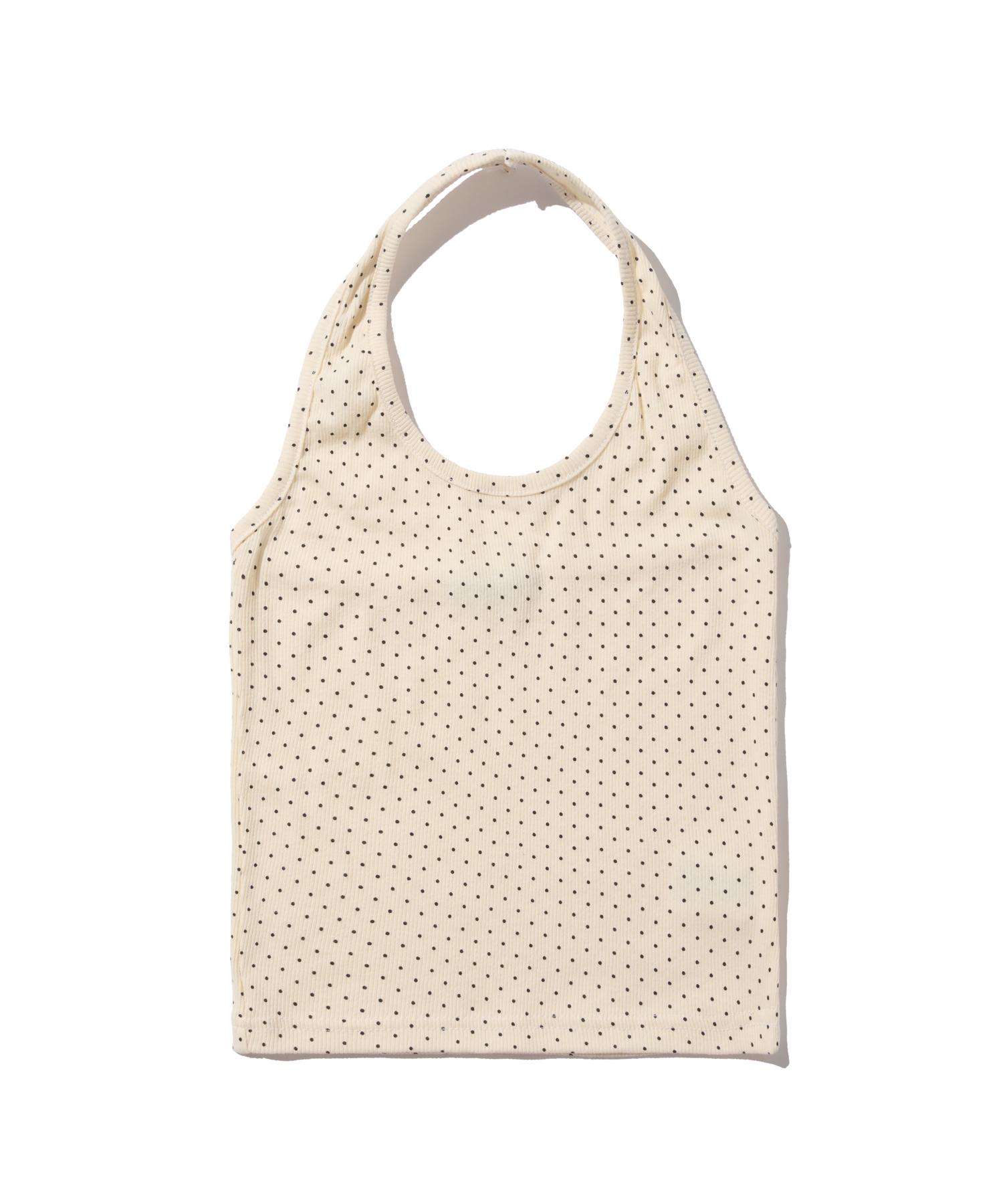 Cargo Bros For Woman Dot Halterneck Sleeveless Top (Ivory) Free