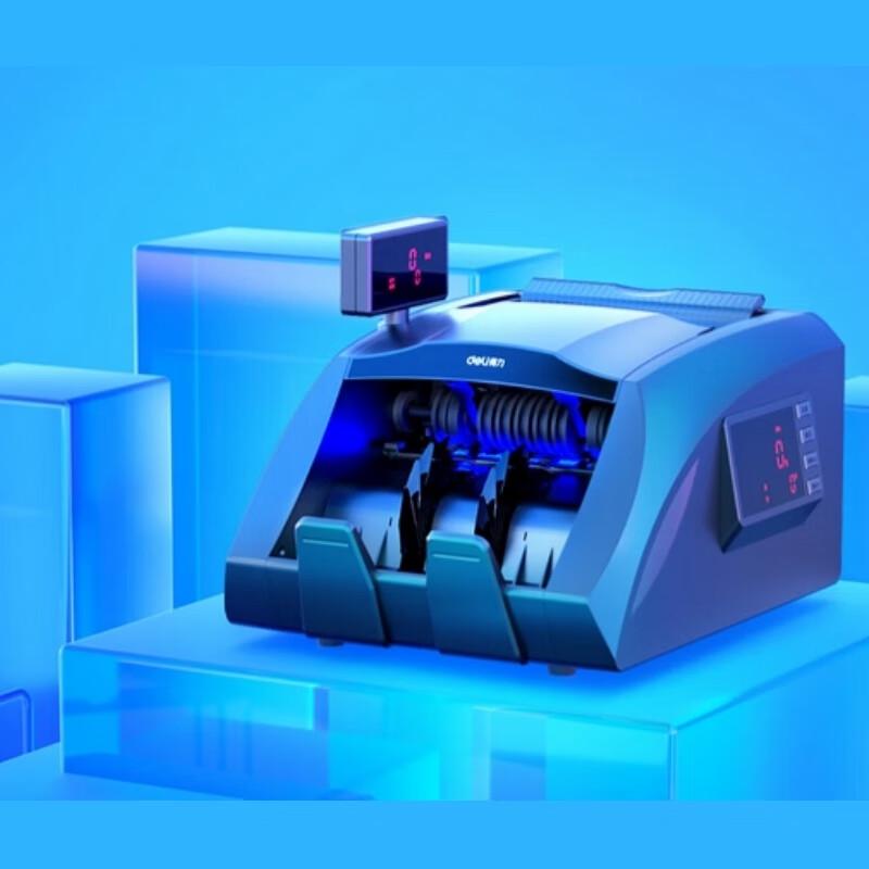 Deli Professional Cash Counter & Counterfeit Detector