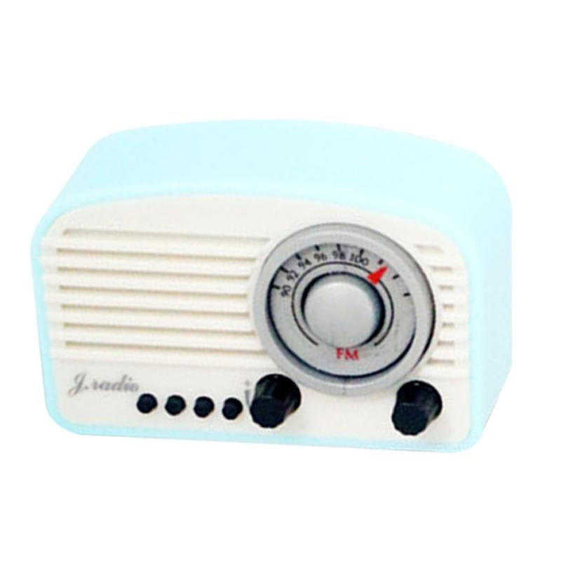 1:12 miniaturních simulací staromódního retro rádia, modelů magnetofonů, nábytku X3UC