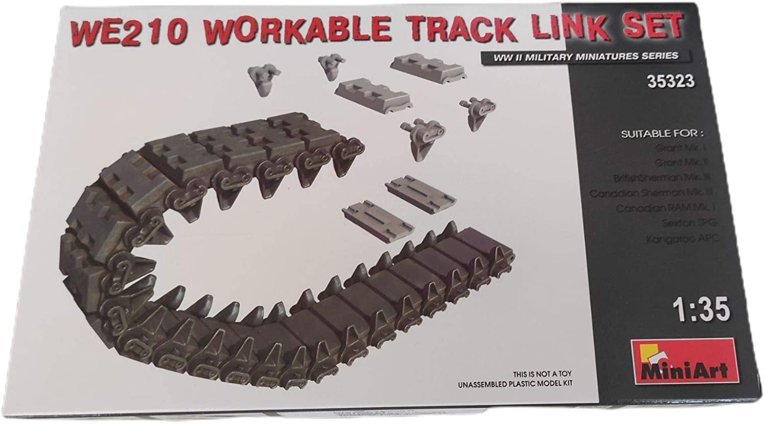 

Miniart 1/35 Scale WE210 Track Set, Plastic Model Parts MA35323