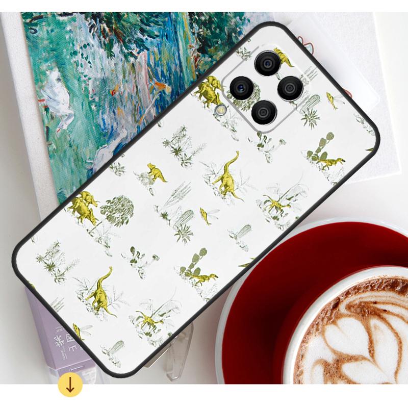 Dinosaur Pattern Case For Samsung Galaxy M13 M16 M11 M21 M31 M20 M23 M54 M14 M34 M52 M32 M12 M36 M56 M15 M55