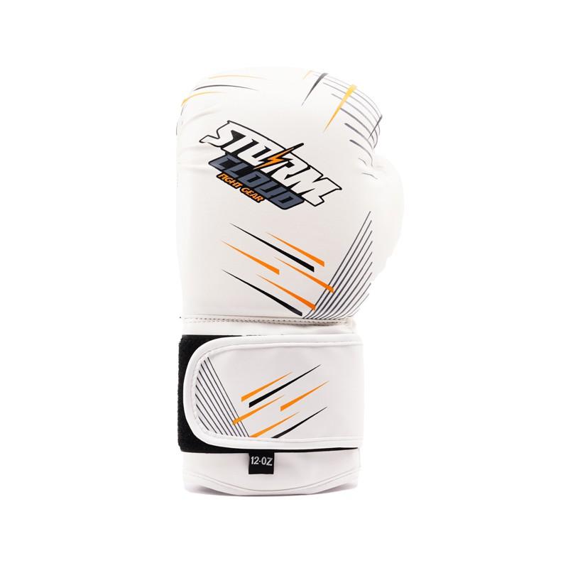 Boxerské rukavice StormCloud StarFall Bílé a žluté 16oz