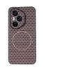 Magnetyczne etui ochronne na telefon Honor 400PRO - Wersja zagraniczna, Wzór trójkątny, Konstrukcja zapobiegająca upadkom
