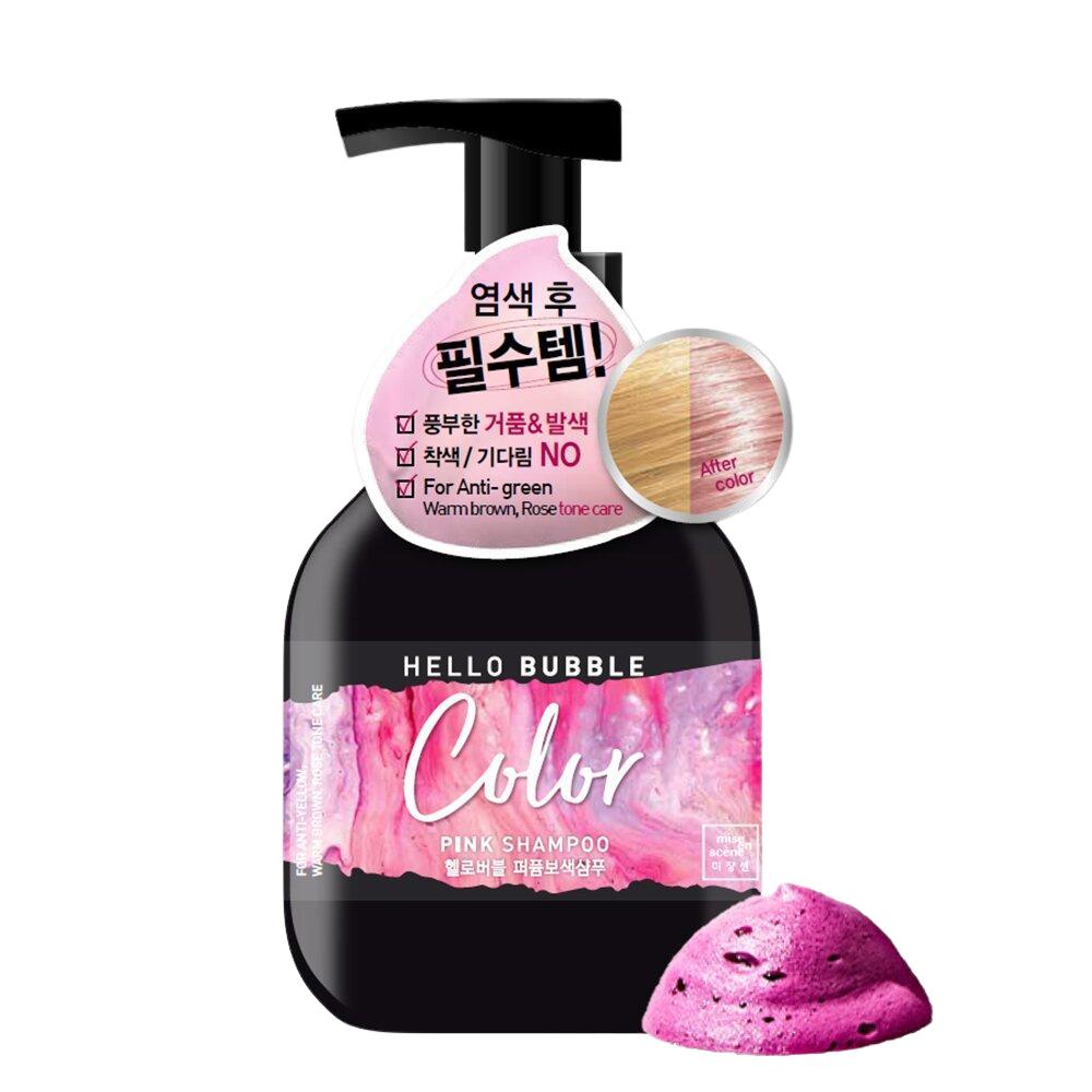 Мизансцена Hello Bubble Color Розовый шампунь 400мл