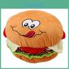 Creative Hamburger Cushion With Short Plush Material For Children Sleep And Play