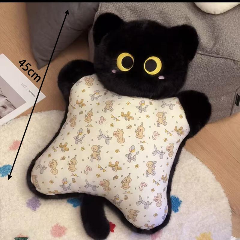 TreasuringU New Cat Plush Toys Cartoon Cat Stuffed Pillow Home Car Sleeping Soft Pillow Birthday gift