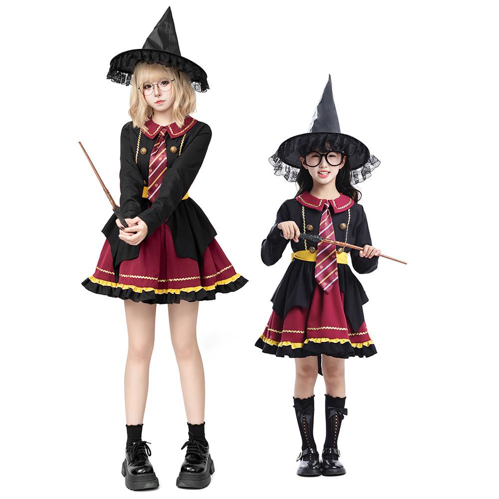 Harry Potter Cosplay Costume For Girls Teenagers Polyester Magical Role Play Suit For Anime Conventions