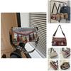 Ethnic Style Fringe Crossbody Bag With Wide Shoulder Strap For Daily Casual Use