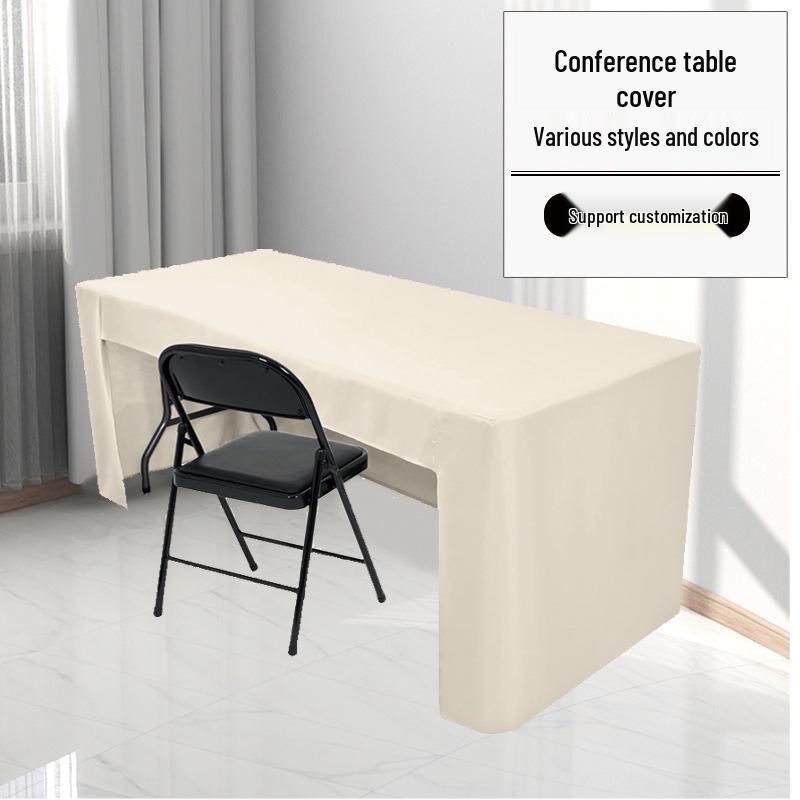 Solid Color Square Tablecloth for Conferences, Office, and Weddings