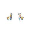 Charming Colorful Fawn & Giraffe Stud Earrings for Women