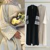 Loriya2024 Middle East Elegant Embroidered Cardigan Robe LR701