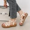 Sandals women's new summer outer wear soft sole one pedal with skirt casual sandals