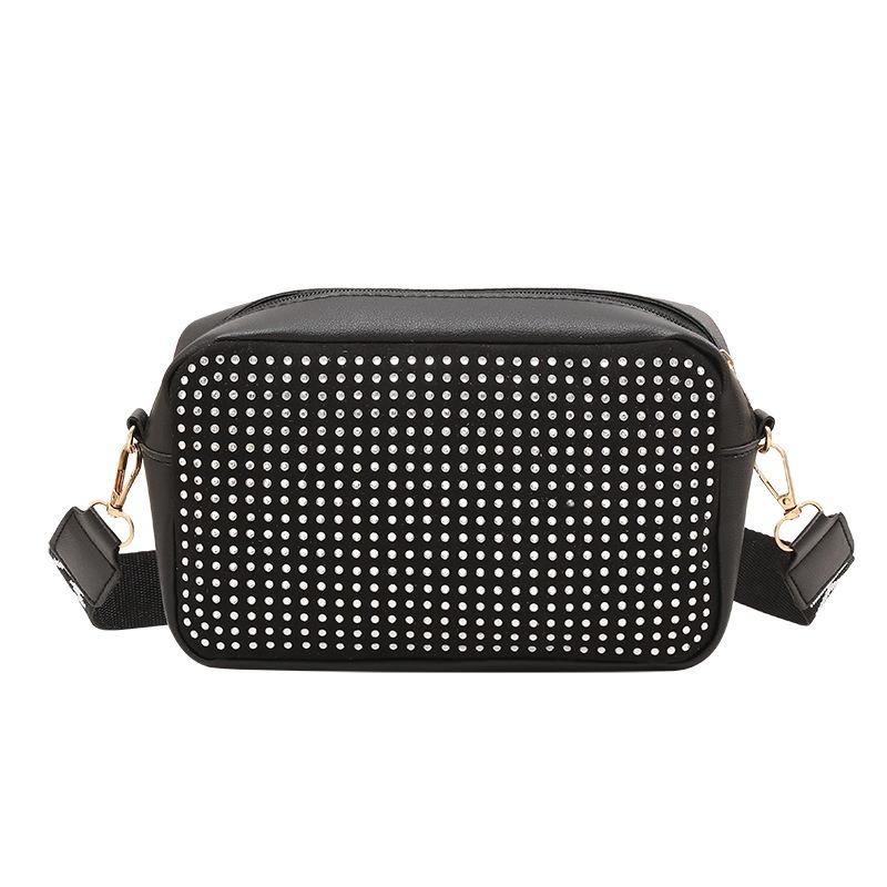 Multifunctional Black and White Style Student High Value Camera Bag Pencil Case Large Capacity Shoulder Messenger Women's Bag