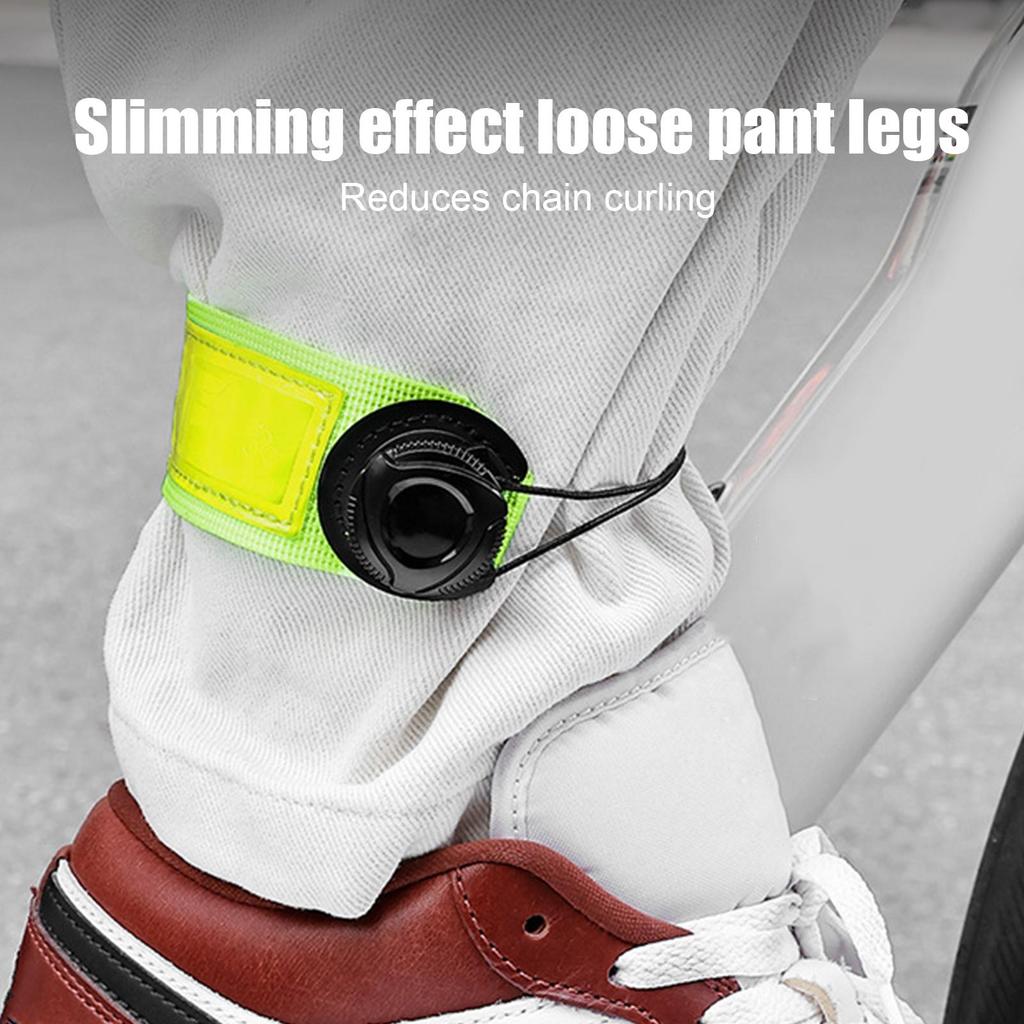 1PC Bike Pants Leg Strap Reflective Bicycle Trousers Band Bike Trousers Strap For Cyclists Bikers Hikers Women Men Daily Commute